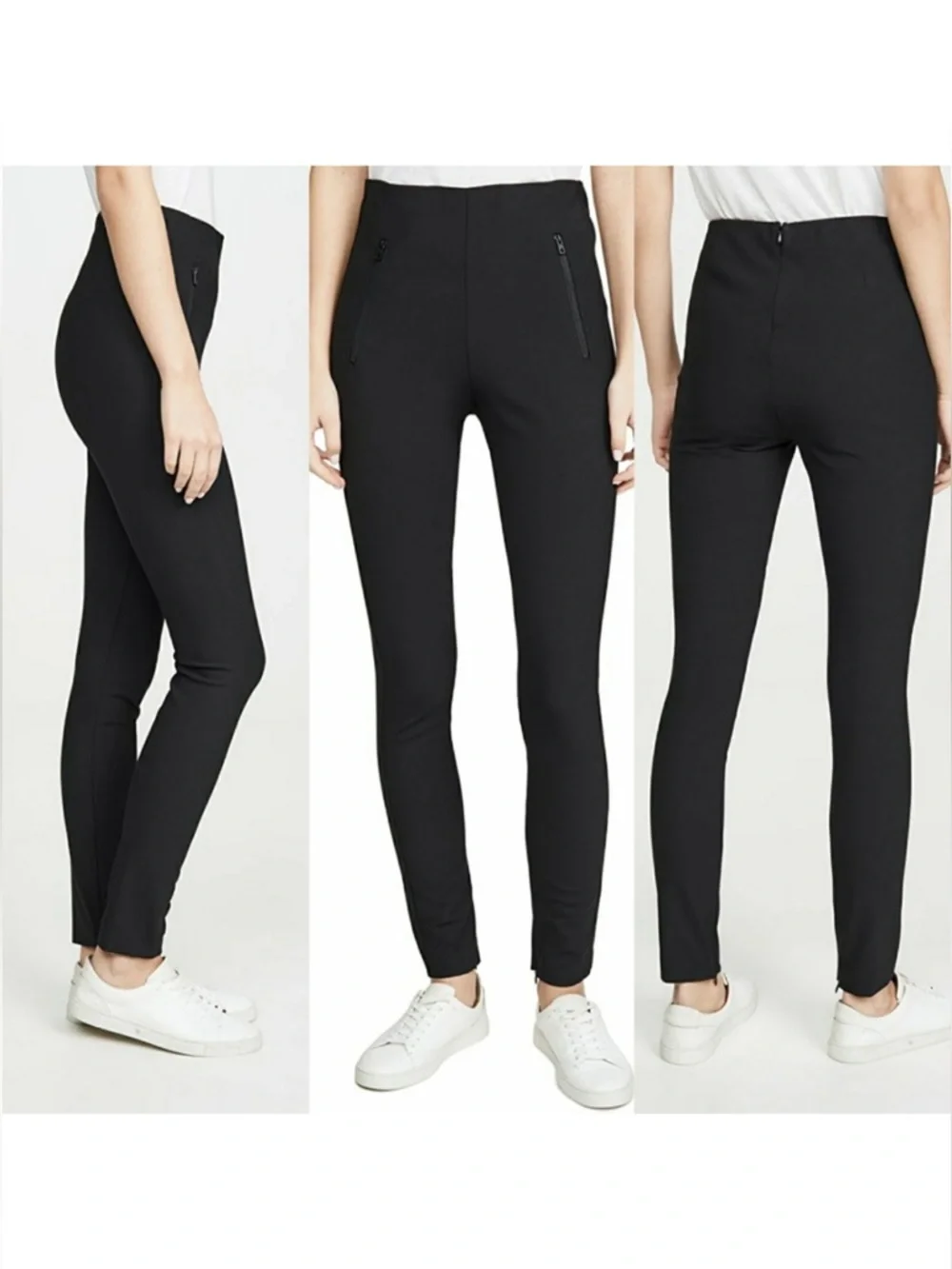 Rag & Bone Simone Sport Pant Trouser, Size 6, Black - Picture 2 of 11